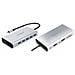 Docking Station Universale per Notebook MD-C317 5x USB 3.0 / 2x HDMI / 1x RJ-45 Alluminio + Power Delivery 100W - Foto miniatura 2