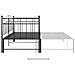 Telaio Divano Letto Estraibile Nero In Metallo 90x200 Cm - Foto miniatura 2