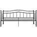 Telaio Divano Letto Estraibile Nero In Metallo 90x200 Cm - Foto miniatura 4
