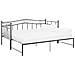 Telaio Divano Letto Estraibile Nero In Metallo 90x200 Cm - Foto miniatura 1