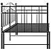 Telaio Divano Letto Estraibile Nero In Metallo 90x200 Cm - Foto miniatura 9