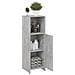 Mobile da Bagno Grigio Cemento 30x30x95 cm in Legno Multistrato - Foto miniatura 9