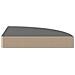 Scaffali Angolari A Parete 2 Pz Grigio Lucido 25x25x3,8 Cm Mdf - Foto miniatura 6
