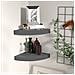 Scaffali Angolari A Parete 2 Pz Grigio Lucido 25x25x3,8 Cm Mdf - Foto miniatura 1