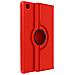 Custodia Samsung Tab A7 Lite Supporto Rotante Orizzontale / Verticale Rossa - Foto miniatura 2