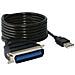 CB-CN36 USB 1.1/2.0 Type A Parallel IEEE 1284 Nero cavo di interfaccia e adattatore - Foto miniatura 2