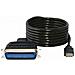 CB-CN36 USB 1.1/2.0 Type A Parallel IEEE 1284 Nero cavo di interfaccia e adattatore - Foto miniatura 4