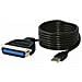 CB-CN36 USB 1.1/2.0 Type A Parallel IEEE 1284 Nero cavo di interfaccia e adattatore - Foto miniatura 1