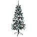 Albero Di Natale Sestriere Innevato, 180 Cm Bianco - Foto miniatura 1