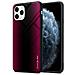 Custodia Compatibile Con Apple Iphone 11 Pro - Ottica A Strisce In Cremisi Rosa - Coperchio Protettivo In Vetro Temperato E Silicone Tpu - Foto miniatura 1