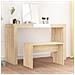 Sgabello Da Toeletta Rovere Sonoma 70x35x45cm Legno Multistrato - Foto miniatura 1