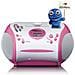 SCD-24PK Stereo Portatile per Bambini Rosa Bianco - Foto miniatura 6