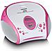SCD-24PK Stereo Portatile per Bambini Rosa Bianco - Foto miniatura 1