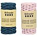 2 Rocchetti Di Filato Kraft Blu/rosa - Foto miniatura 1