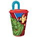 Bicchiere Rosso E Blu Per Bambini In Plastica Avengers Iron Man Hulk 430 Ml Con Cannuccia E Coperchio Flessibile - Foto miniatura 1