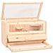 Gabbia Per Criceti 60x30x35 Cm In Legno Massello Di Abete - Foto miniatura 3