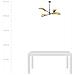 Lampada A Soffitto Lotus - Nero, Marrone - Acciaio Verniciato A Polvere, Tessuto - 102x51x102 Cm - Foto miniatura 2