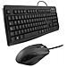 COO-KTR-01U tastiera Mouse incluso Ufficio USB QWERTY Nero - Foto miniatura 3