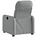 Poltrona Reclinabile In Tessuto Grigio Chiaro - Foto miniatura 2