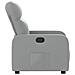 Poltrona Reclinabile In Tessuto Grigio Chiaro - Foto miniatura 6