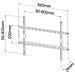 ICA-PLB 162L Supporto TV a parete 165,1 cm (65") Nero - Foto miniatura 5
