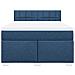 Giroletto a Molle con Materasso Blu 140x200 cm in Tessuto - Foto miniatura 6