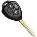 Guscio Chiave Auto Nero In Abs Compatibile Con Toyota Camry Corolla - Sostituzione Telecomando - Foto miniatura 4