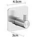 Set Di 7 Pezzi Di Porta Asciugamani Da Bagno In Acciaio Inossidabile Senza Foratura Silver - Foto miniatura 3