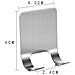 Set Di 7 Pezzi Di Porta Asciugamani Da Bagno In Acciaio Inossidabile Senza Foratura Silver - Foto miniatura 4