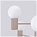 Lampadario Halo 6 Taupe Sl. 1836 - Moderno Lampadario Talpa 230x64x64 Cm - Foto miniatura 5