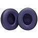 2 Cuscinetti Auricolari Di Ricambio In Pelle Proteica Compatibili Con Cuffie Beats Solo 2 E Solo 3 Navyblue - Foto miniatura 1