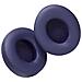 2 Cuscinetti Auricolari Di Ricambio In Pelle Proteica Compatibili Con Cuffie Beats Solo 2 E Solo 3 Navyblue - Foto miniatura 2