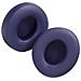 2 Cuscinetti Auricolari Di Ricambio In Pelle Proteica Compatibili Con Cuffie Beats Solo 2 E Solo 3 Navyblue - Foto miniatura 4