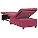 Divano Letto Rosso vino 67 x 194 x 38 cm Velluto - Foto miniatura 7