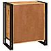 Armadio da Notte Marrone Legno di mango solido e grezzo - Foto miniatura 7