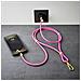 Handykette als Lade- + Datenkabel USB-C bis 1,65m neon pink cavo USB USB C Rosa - Foto miniatura 4