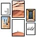 Set Di 6 Stampe Poster Del Deserto Del Marocco, Stampe Artistiche Da Parete, Stampe Decorative, Design D'interni Nella Galleria D'arte A3 & A4 Senza Cornice - Foto miniatura 1