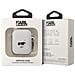 Custodia In Silicone Per Airpods 1/2 Choupette Head 3d Antiurto, Bianco - Foto miniatura 3