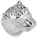 Anello In Argento Sterling 925 Placcato Zama ""tiger G"" Misura 16 - Foto miniatura 1