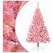 Albero di Natale artificiale con luci integrate Rosa 180 cm PVC - Foto miniatura 1