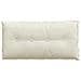 Cuscino per Schiena Crema 100 x 50 cm Tessuto in Cords - Foto miniatura 6