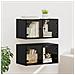 Armadi da Parete 2 pcs Rovere Nero 68 x 37 x 35 cm - Foto miniatura 2