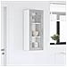 Armadio pensile con porta Riga Grigio cemento 40 x 31 x 100 cm - Foto miniatura 4