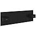 Testata con Comodino 3 pcs Rovere Nero Legno multistrato - Foto miniatura 1