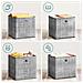 Set organizer multifunzionale grigio per armadio e cassetti x6 - Foto miniatura 8
