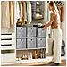 Set organizer multifunzionale grigio per armadio e cassetti x6 - Foto miniatura 7