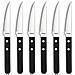 Set Di 6 Coltelli Da Bistecca Con Lame Seghettate, Neri - 700000mb02rb6 - Foto miniatura 1