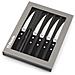 Set Di 6 Coltelli Da Bistecca Con Lame Seghettate, Neri - 700000mb02rb6 - Foto miniatura 2
