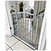 Safetots Cancelletto Di Sicurezza Con Parte Superiore Incurvata, 125cm - 134cm, Grigio Opaco - Foto miniatura 4