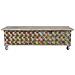 Baule In Legno Marrone 146x40x45h - Foto miniatura 1
